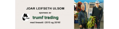 Joar Leifseth Ulsom blir sponset av Trumf Trading med Linesett